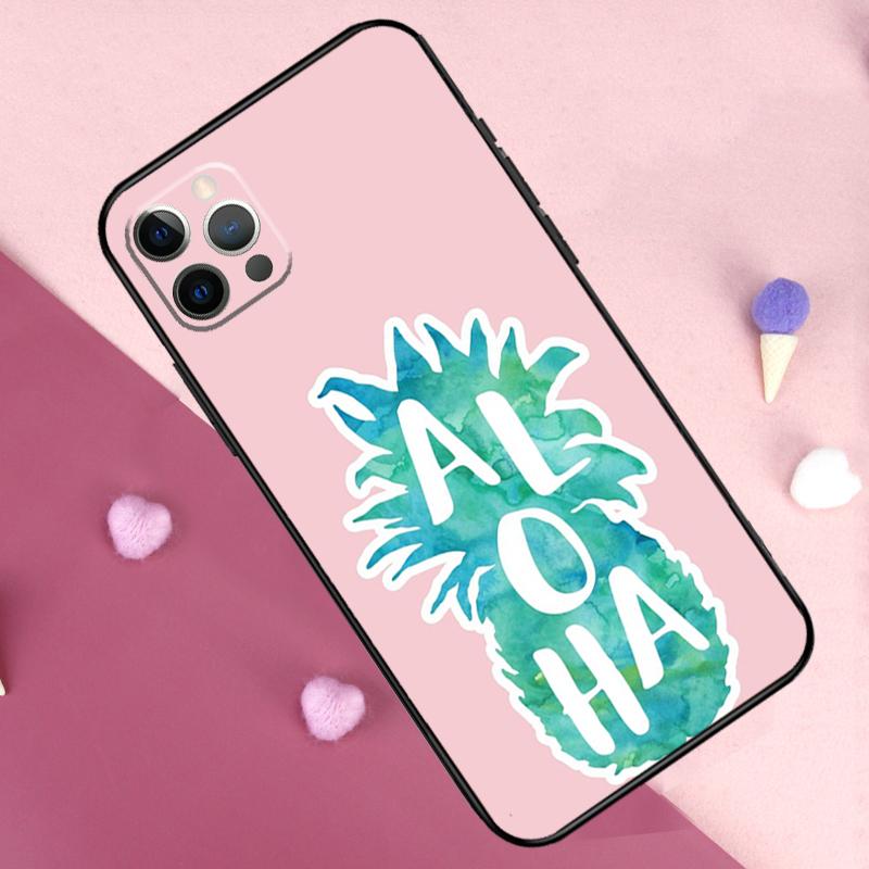 Aloha Beach Life Hawaii Phone Case For iPhone 17 Pro Max 11 14 15 16 Pro Max Plus 12 13 Mini 16e 17 Air Back Cover