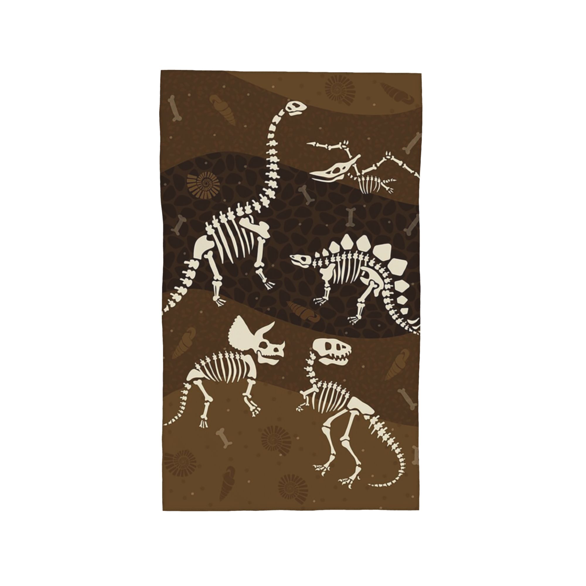 

Dinosaur Fossil Pattern Soft Face Towel Quick Dry Pool Bath Cotton Towels Absorbent Quick W40*H60(CM)