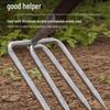 Two- and Three-Tine Gardening Rake Set for Soil Loosening and Planting