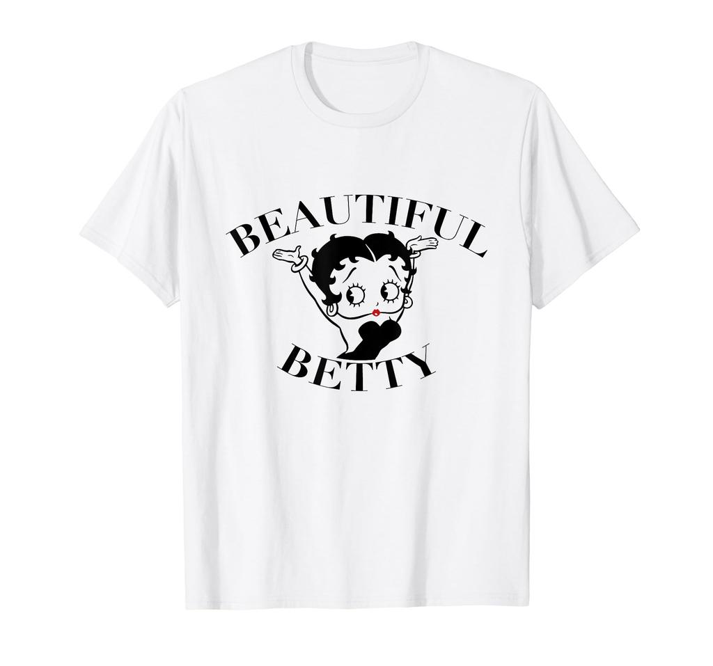 Betty Boop Beautiful Betty Red Lips T-shirt