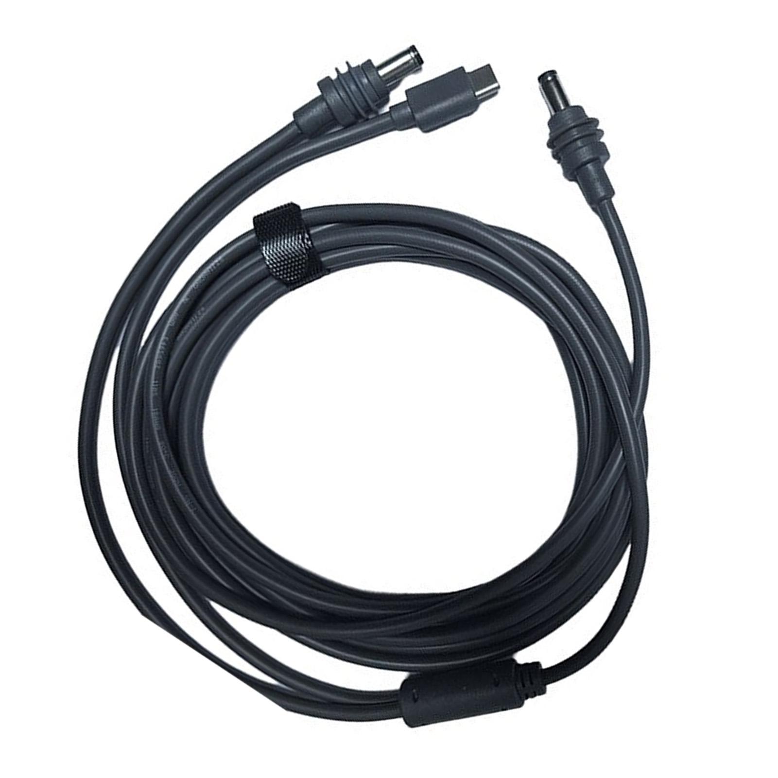 

2 in 1 Satellite Power Cable for Mini 18AWG PVC Water Resistant Satellite Power Supply Extension Cable Replacement for