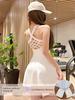 Convenient for Quick Access In the Car, No Need To Take Off, Women's Sexy Hollow-Out Backless Golf Skirt, Revealing Skirt for the Golf Course