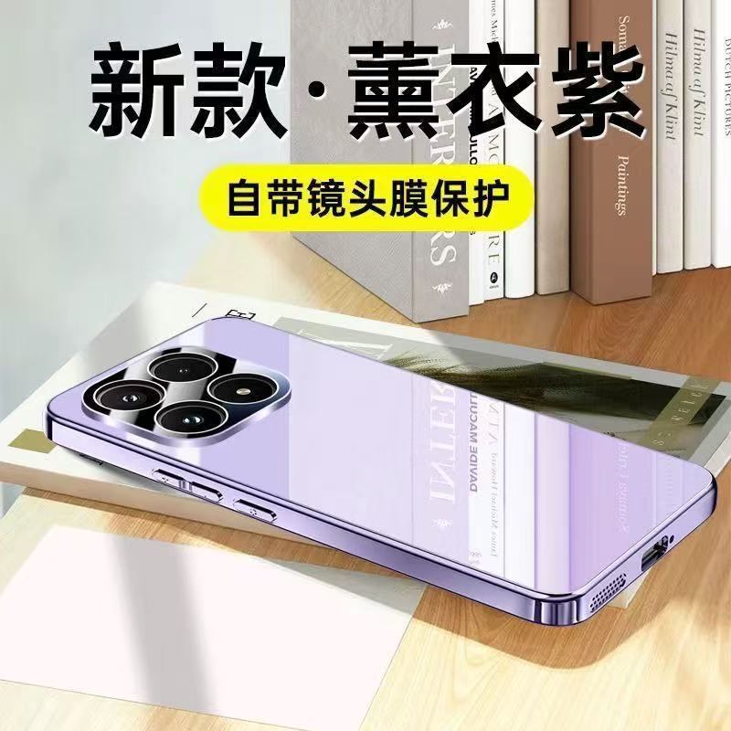 Applicable to Xiaomi 11promax mobile phone case, ice crystal mirror glass Pro ultra-thin anti-drop 11 all-inclusive protective hard case