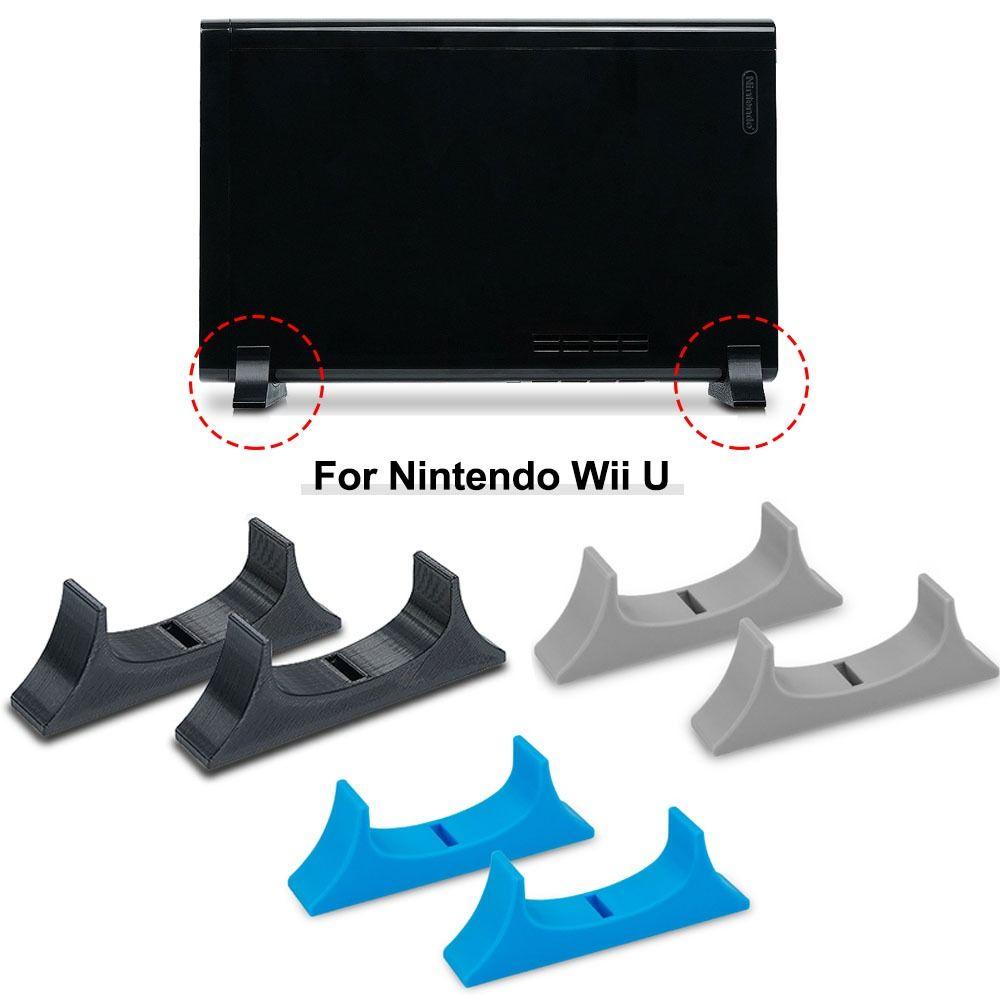 

Cooling Heighten Support Space-saving Horizontal Holder for Nintendo Wii U Game Console 2PCS сірий