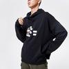 Li Ning X Disney Mickey Collaboration Loose Windbreaker Hoodie Men Hoodies Standard-Black AWDP255-1