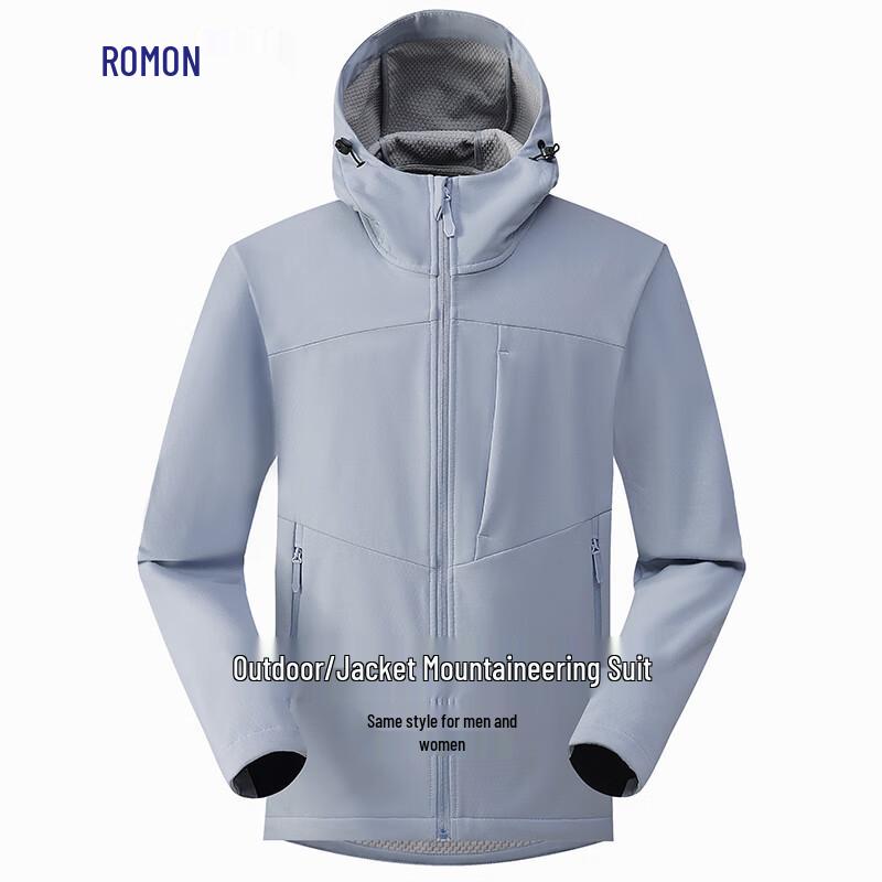 Romon Unisex Outdoor Hooded Techwear Jacket
