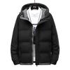 Padded-on men's winter new coat youth thickened padded jacket feather Rong padded clothes men's hooded warm