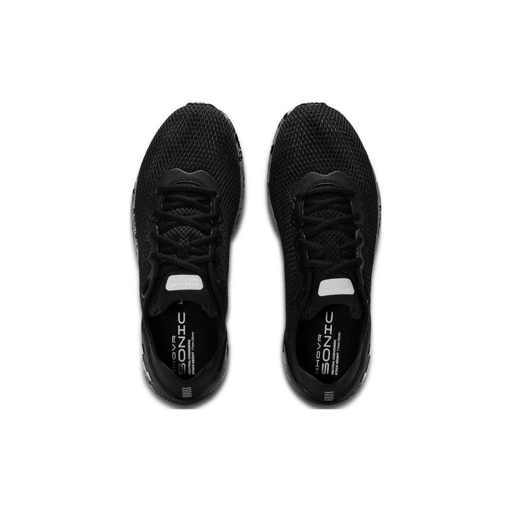 Under Armour HOVR Sonic 4 Soft Comfortable Rebound Breathable Mesh Low Top Casual Running Shoes Men Sneakers Black 3025471-001