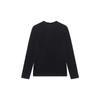 Emporio Armani Cotton Logo Print Crew Neck Long Sleeve T-Shirt Men Tops Black 8N1T64-1JNQZ-0999