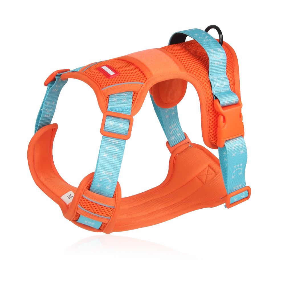 Retractable Dog Vest and Collar with Harness