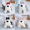 White Highland West Terrier Dress Keychain Dog Plush Toy Pendant Decoration