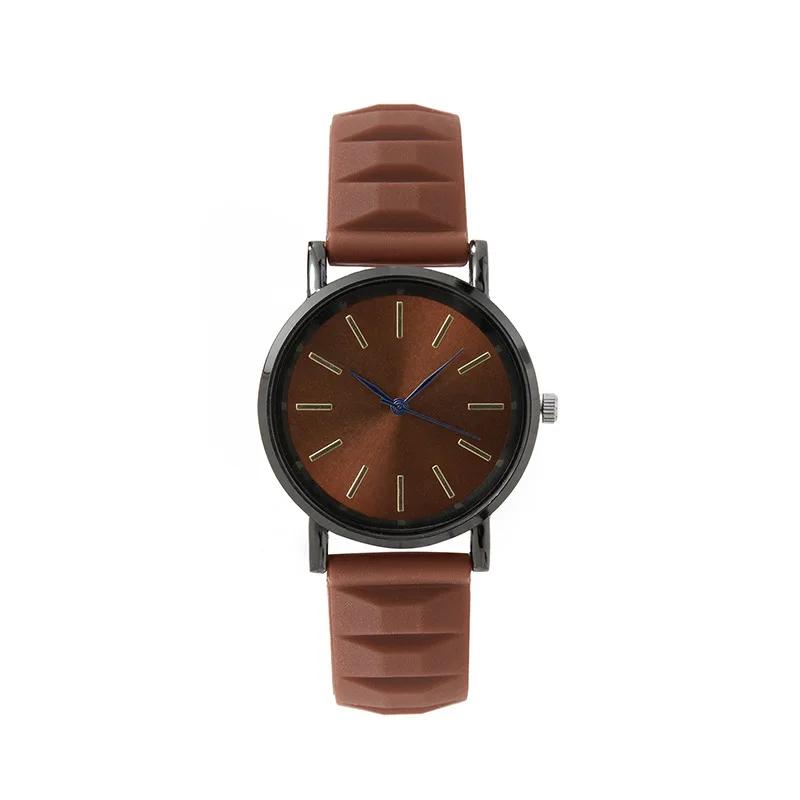 Simple Blue Ladies Dress Quartz Watch Fashion Silicone Stripes Women Brands Clocks Wristwatches Female Sports Quartz Clock Gifts