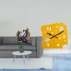 European Swan Sculpture Resin Crafts Minimalist Cheese Clock Animal Statue for Entrance Desk