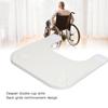 Wheelchair Lap Tray Thickened Universal Elderly Wheelchair Table Tray with Cup Holder for Eating Reading Writing White
