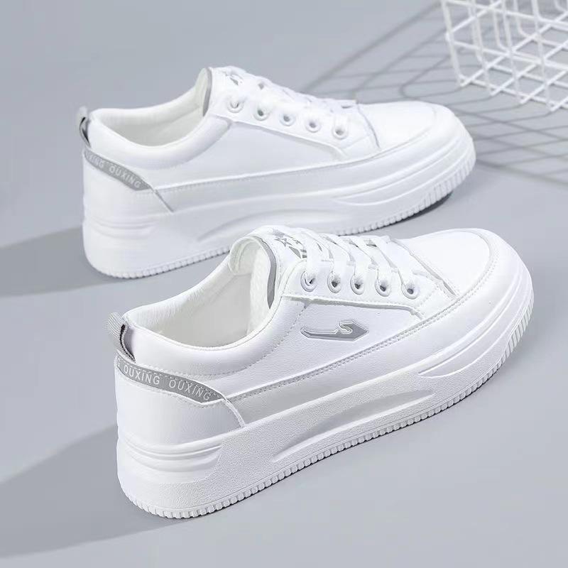 Little white shoes children s new versatile women s shoes spring and autumn breathable casual platform shoes board shoes 35 серый 2124₽