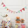 Fresh Triangle Birthday Banner: Fairy & Little Boy Theme Garland