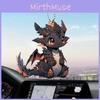 Acrylic Black Dragon Cartoon Car Charm Pendant For Stylish Vehicle Decoration