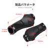 REYLNXR Bicycle Ergo Grips for Cross Short and with Dual Alloy Flat Paw Highly Elastic TPR Compatible with Mountain Diameter Grips, Bikes, Long,
