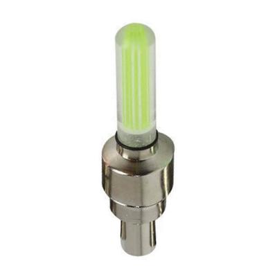 Tire Valve for Car, Bicycle, Motorcycle, LED Flash Light, Wheel Valve Cap, Good Quality Light, 2 P YELLOW -WGHY1709