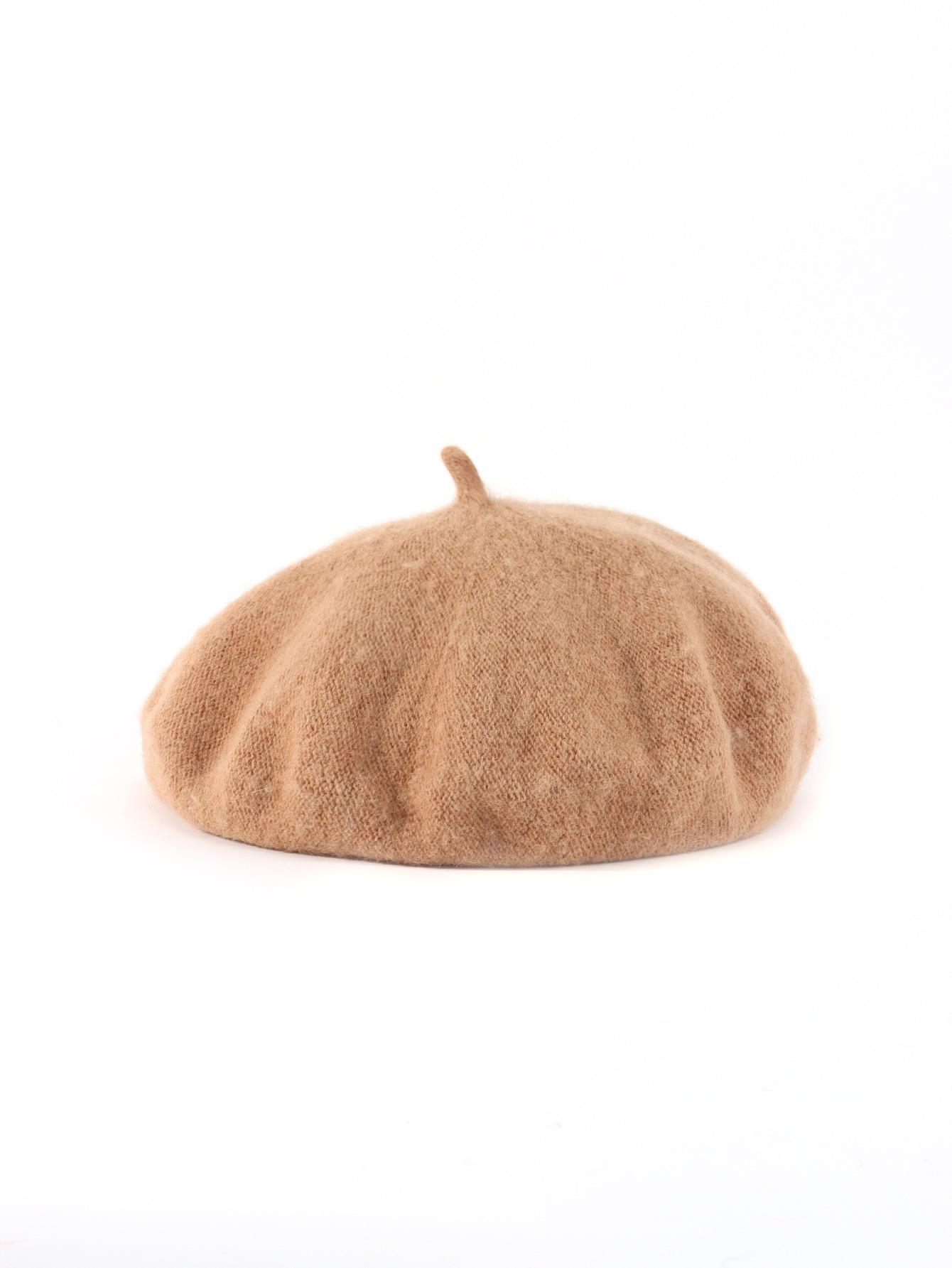 

Autumn and Winter Wool Beret Female, Korean Version of Versatile Face Painter Hat, Multi-color