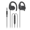 Oblivi Open-Ear Earphones, Wired 3.5mm, with Mic, Ear-Hook, Answering Calls, Volume Control, for Sports and Desk Work