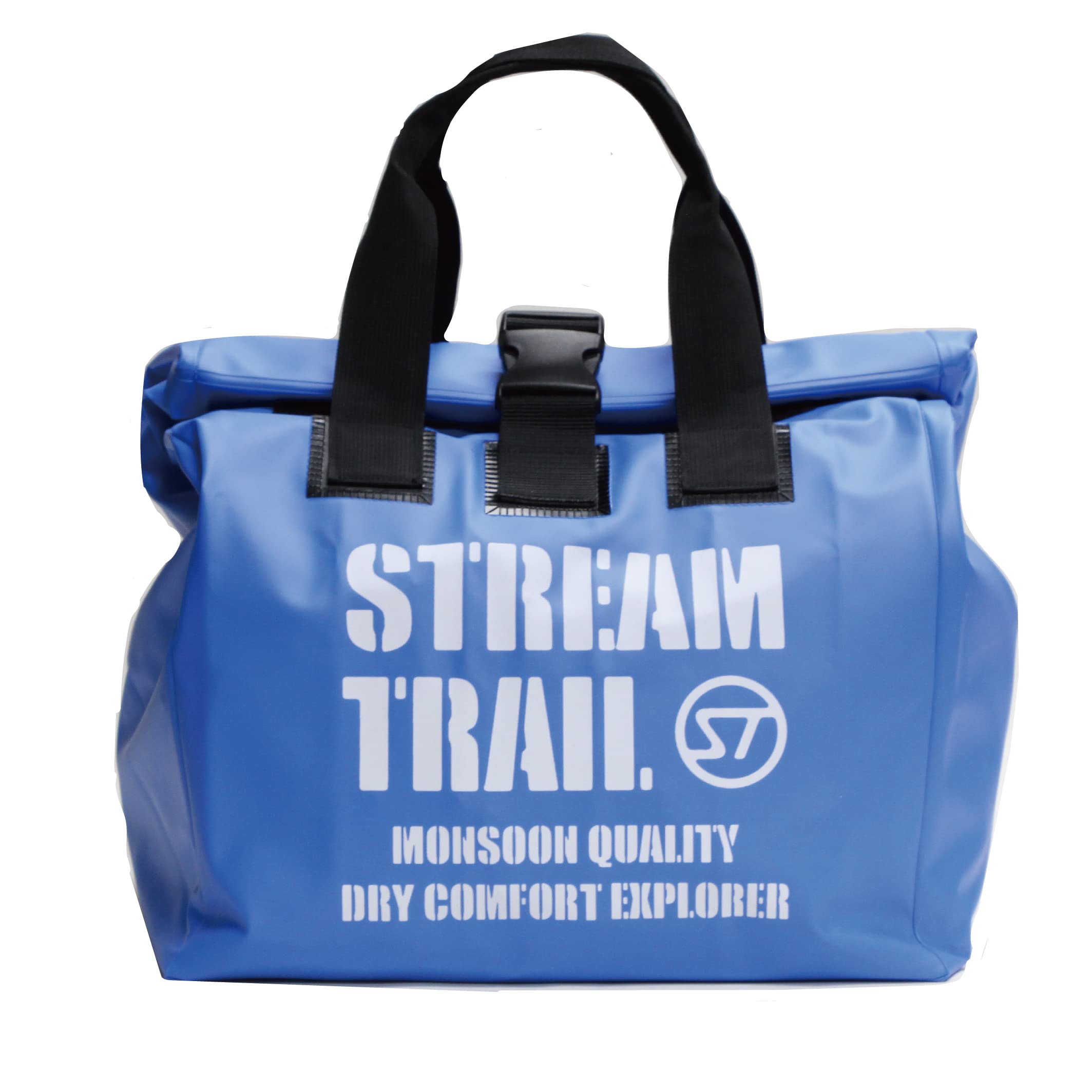 

Waterproof tote bag ROLL DOWN TOTE BLUE [Stream Trail]