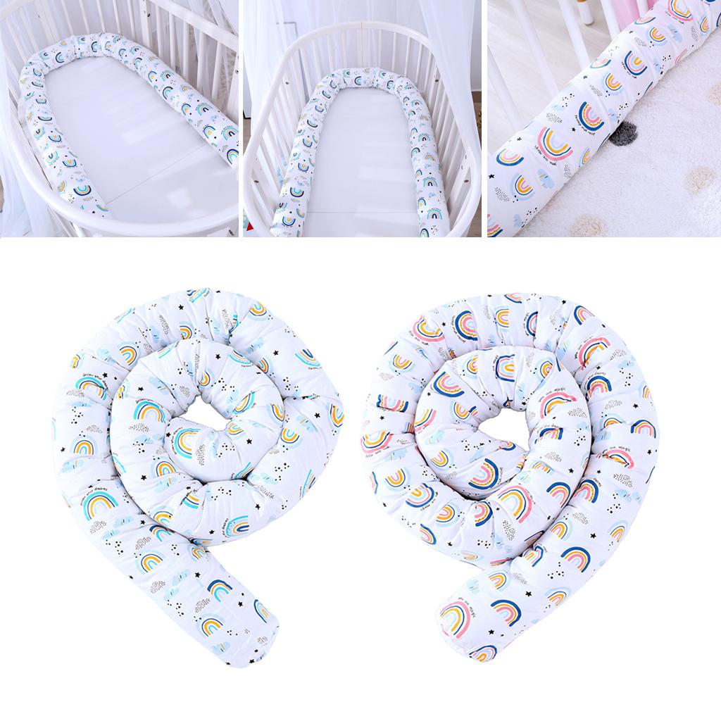 Buy Cot Bed Bumper Breathable Bumpers for Baby Liner Bedroll Safe Crib
