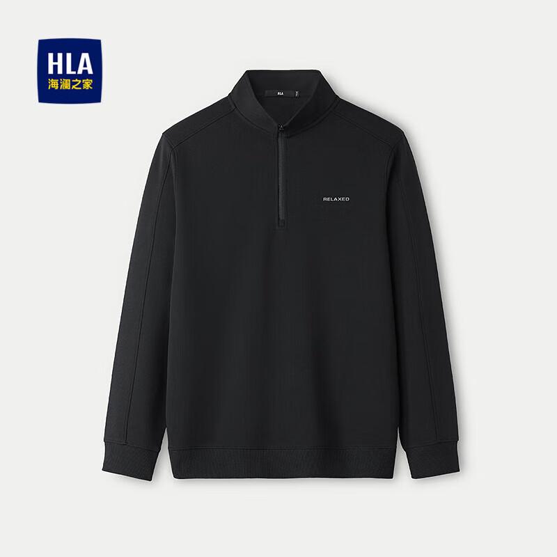 HLA Men s Half-Zip Long Sleeve Printed Casual Top XL