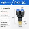 Copper Corrosion-Resistant Pneumatic Quick Connector Fitting for Air Compressors