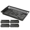 5PCS Fish Tank Planting Basket Plastic Hydroponic Net Pots for Aquarium Plants Cultivation