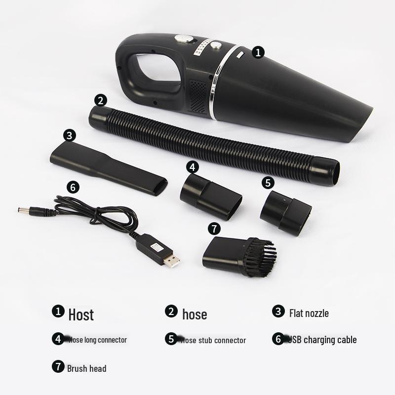 Dual-Use High-Power Mini Handheld Portable Vacuum Cleaner for Car and Home