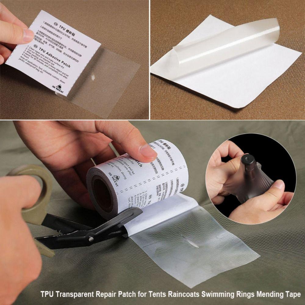 TPU Repair Patch Inflatable Products Leak Repair Patch For Outdoor Tarp Boat Covers Sail