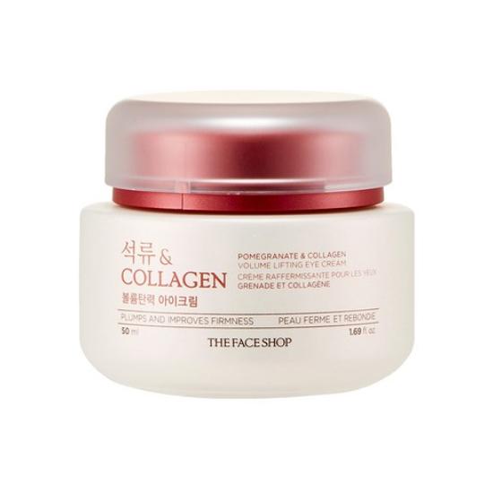 The Face Shop Creme de olhos com volume e colágeno e romã (50ml)