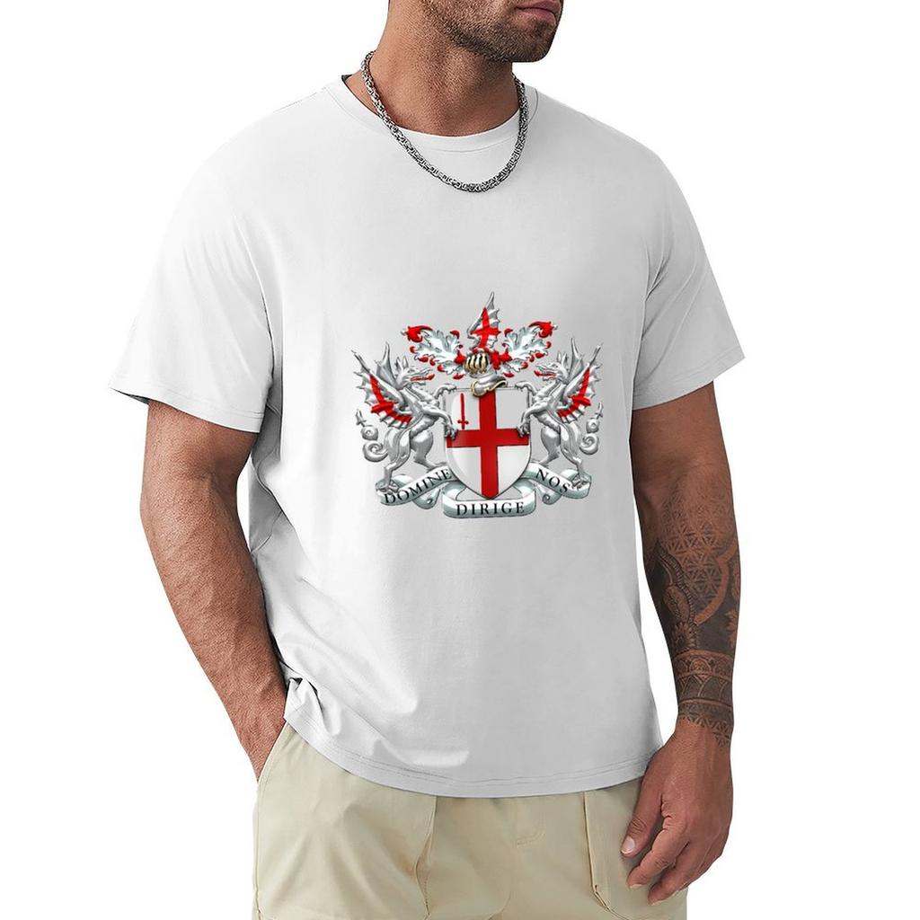 City Of London Coat Of Arms Tshirt Soft Antishrink Cotton Tee