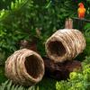 Birds Nest Bird Cage Natural Reed Grass Spherical Hummingbird Nest Outdoor Decorative Weaved Hanging Bird Nest Hous Proficient