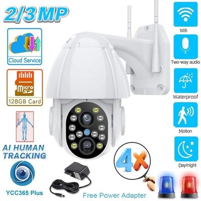 الدورية 1080P Wifi IP Security Camera Night Vision Zoom X4