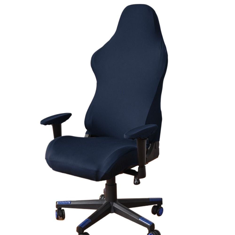 Solid Color Gaming Chair Cover Elastic Seat Cover Washable Protector Cover  Office Chair