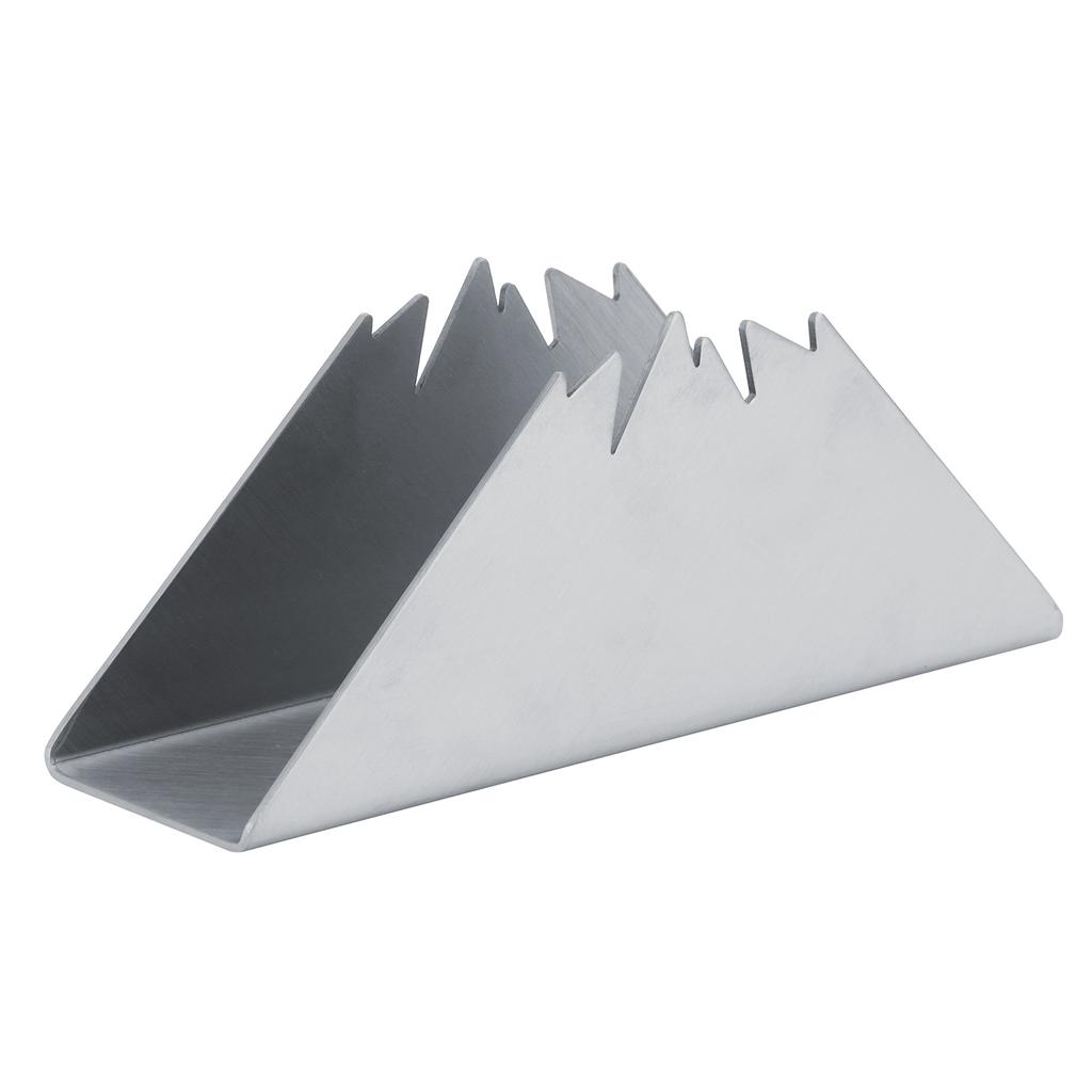Triangular Napkin Holder Stainless Steel Stand Vertical Tissue Rack for Home Restaurant Hotel