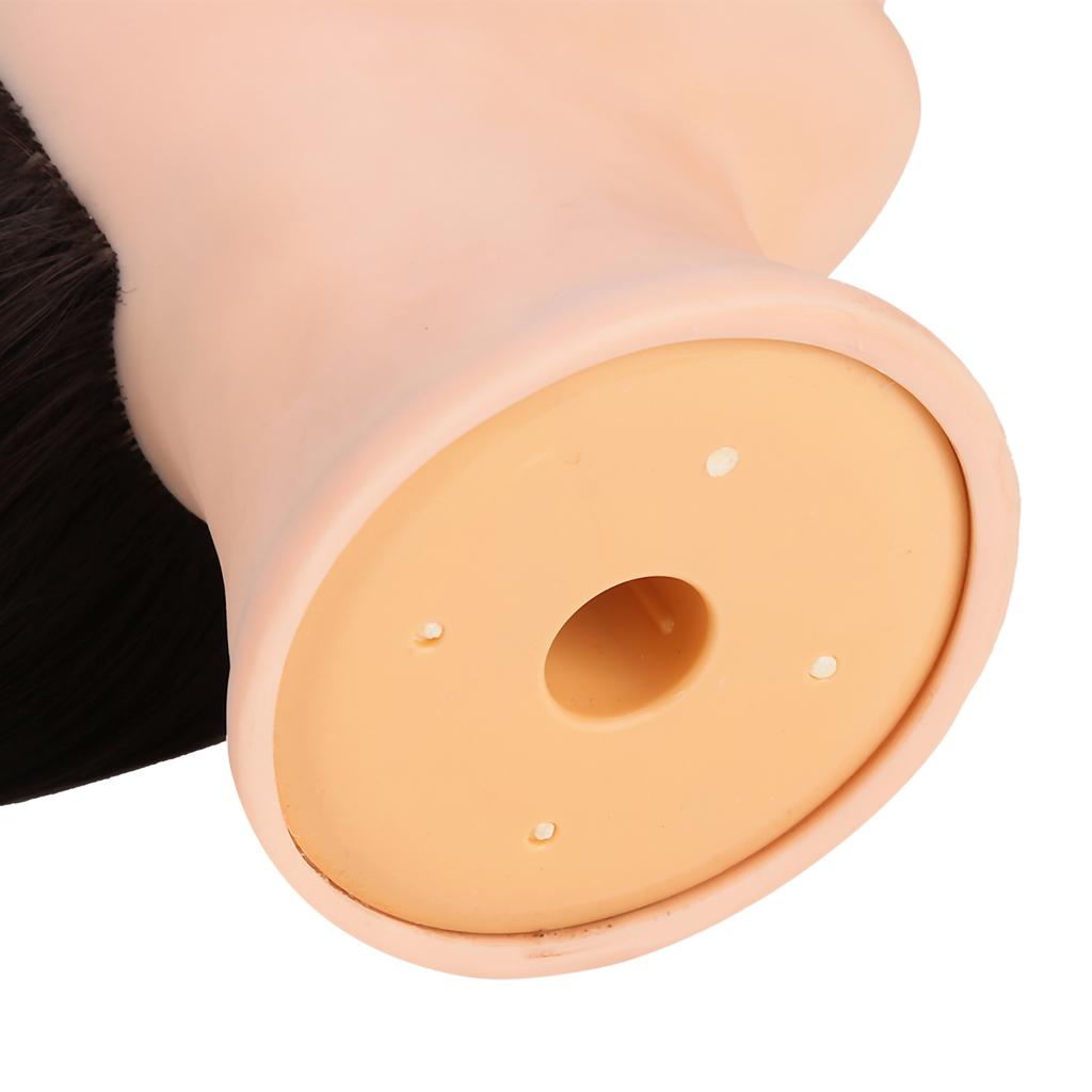 Makeup Mannequin Head Hairdresser Training Head Cosmetology Doll Head Blond Dark Brown