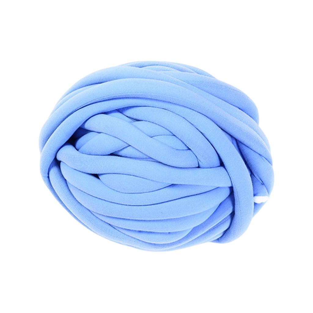 Soft Bulky Yarns 18.59YardX2cm Baby Blankets Yarns for Weaving Scarves Throw Cushion Baby Basket Knitting Handmade Bag