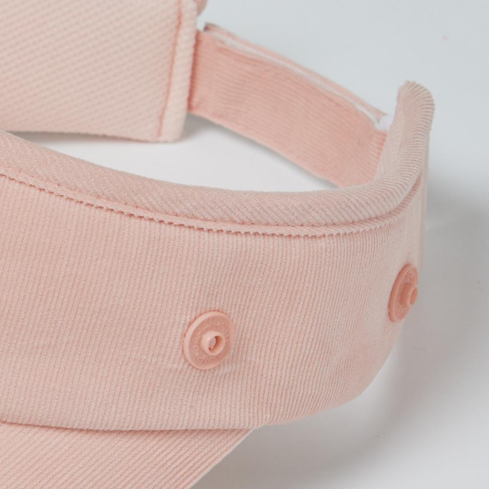J.JANE Two-Way Fur Earflap Sun Cap (Peach)