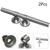 2pcs Stainless Steel Adjustable Aluminum Alloy Double Opening Door Handle for Sliding Barn Garage Fence Cabinet Bathroom Doors