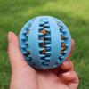 Custom BPA-Free Natural Rubber Dog Chew Ball Toy-Durable Molar Teeth Cleaning for Aggressive Chewers Exercise Boredom Buster