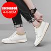 High Quality Leather Heightening Elevator Shoes Height Increase Shoes Men Height Insole 6/8CM Sneakers Sport Zapatos Para Hombre
