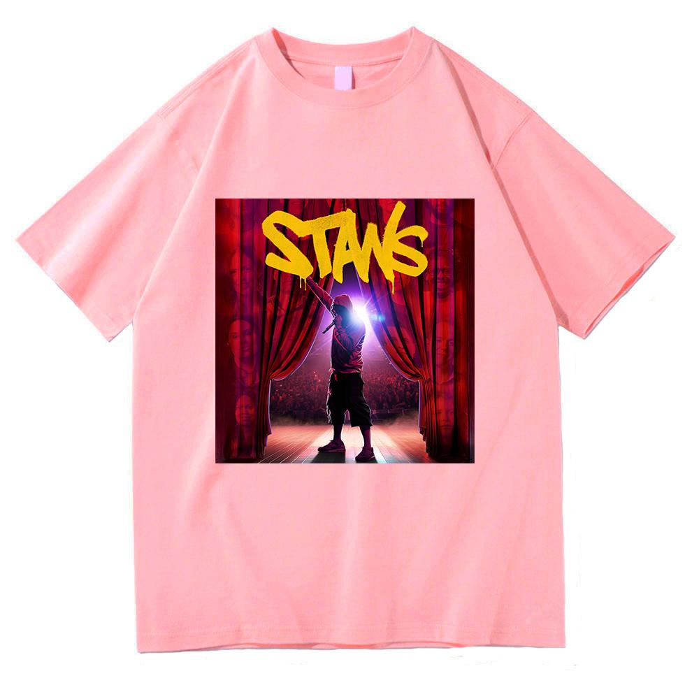Eminem STANS T-Shirt Fahsion Retro Herren-/Damenbekleidung für Liebhabergeschenke Vintage Sommer Baumwolle Grafik Hochwertige T-Shirts Tops