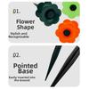 Flower Shaped Garden Hose Guide Directional Protection Lawn Hose Support Hose Holder  Watering
