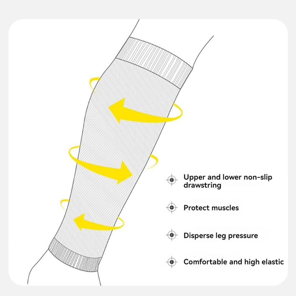 Loogdeel Professional High-quality Soccer Socks Breathable Calf Compression Sleeve For Men Children Running Football Basketball 3