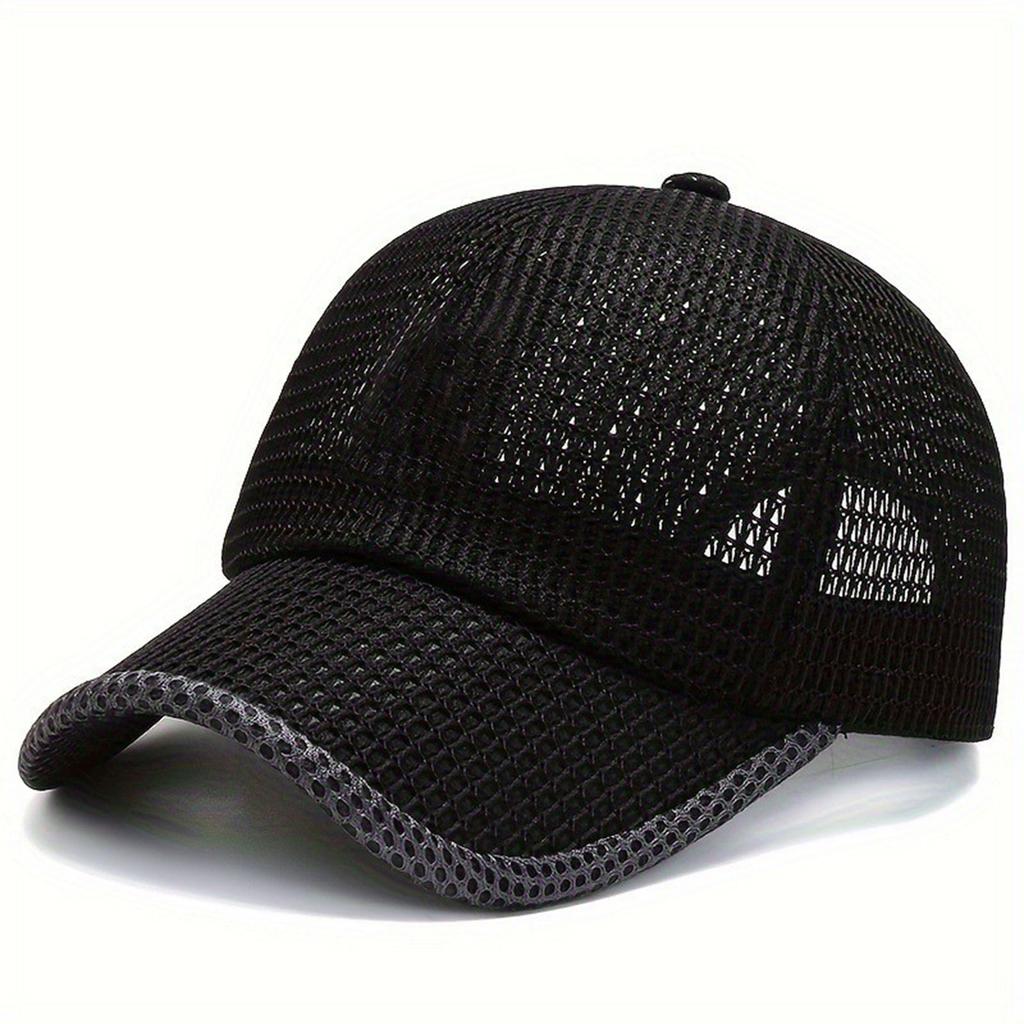 Men's Outdoor Casual Sun Hat Fishing Hat Breathable Mesh Baseball Cap For Men And Women