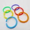High-Durability Detachable PE Colored Double Buckle Binding Ring for Loose-Leaf Planners