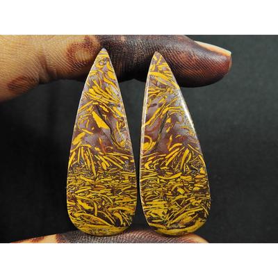 13X39X03 MM Mariam Jaspis Birnenform Passendes Ohrringpaar Loser Edelstein SK-4685